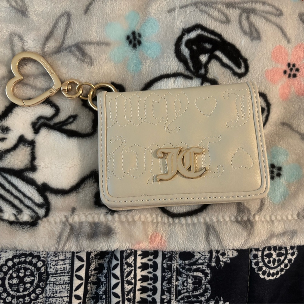 Juicy Couture Cream and Gold Wallet